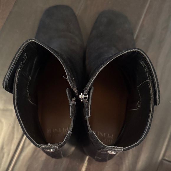 Donald J. Pliner Kelsee Black Leather & Suede Ankle Booties size 10 - Picture 5 of 15